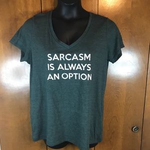 Torrid Dark Green/Teal Slim Fit Graphic Tee